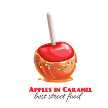 Red Apples In Caramel