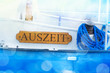 canvas print picture - Auszeit  -  Segelboot