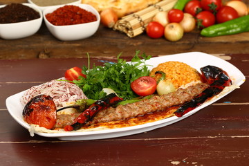 Wall Mural - Turkish Adana Kebab