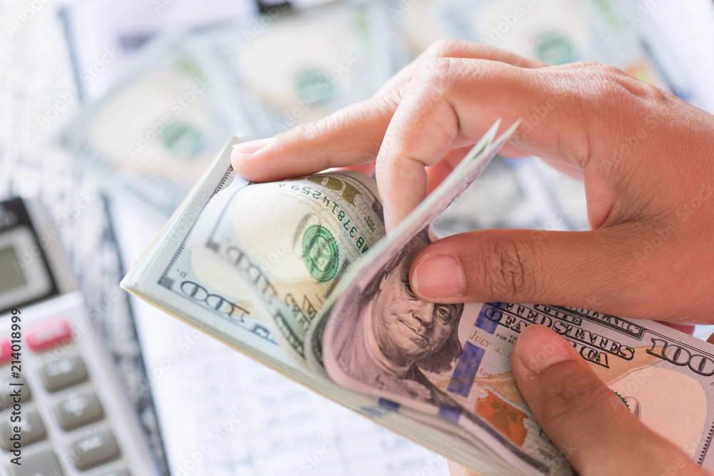 Ageddon Stock Close Up Woman Hands Holding And Counting Close Up Woman Hands Holding And
