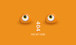 © SMSka - 404 page not found Humorous concept of computer error with funny 3d eyes