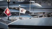 Corsican Flag On A Boat