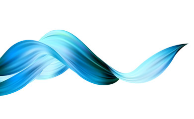 Aufkleber - Abstract colorful vector background, color flow liquid wave for design brochure, website, flyer.
