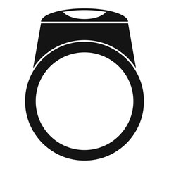 Poster - ring icon. simple illustration of ring vector icon for web design isolated on white background