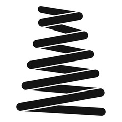 Poster - car spring coil icon. simple illustration of car spring coil vector icon for web design isolated on 
