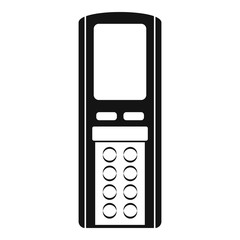 Poster - remote control conditioner icon. simple illustration of remote control conditioner vector icon for w