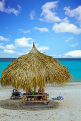 Poster - Straw Hut in Paradise