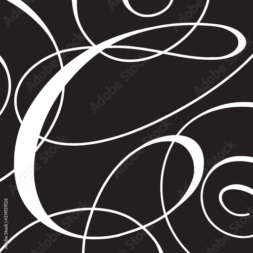 Calligraphy Initial Capital Letter C Stock Illustration | Adobe Stock
