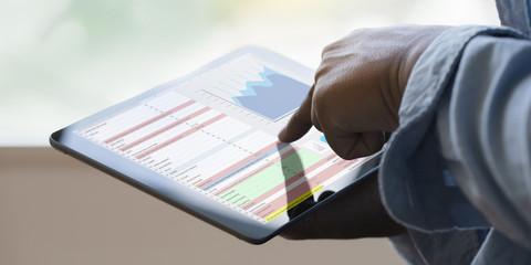 Poster - work hard Data Analytics Statistics Information Business Technology