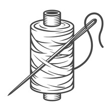Vintage Sewing Spool Concept