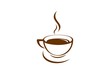coffee cup hot logo icon