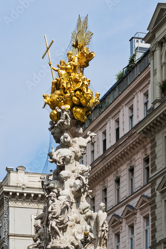 Plakat Plague Column Vienna