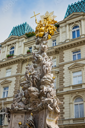 Plakat Plague Column Vienna