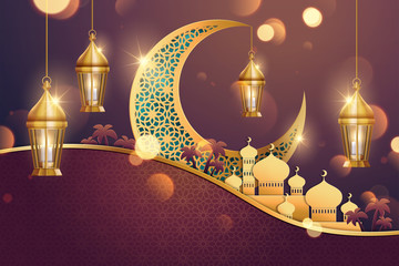 Wall Mural - Islamic holiday background