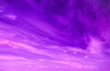 Leinwandbild Motiv violet sky with clouds