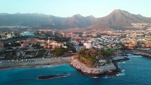 Top View Over Los Cristianos, Canary Islands, Tenerife, Spain