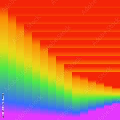 Colorful Rainbow Texture Background Of Gradient Colors Followed Lgbt Rainbow Pride Flag Colors Red Orange Yellow Green Indigo Blue And Violet Purple Magenta Vector Illustration Eps10 Stock Vector Adobe Stock