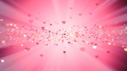 Wall Mural - wedding love hearts background