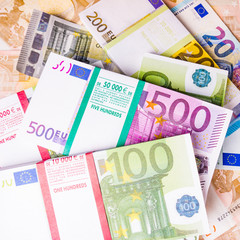 Euro Money. euro cash background.