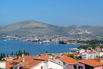 Wall Mural - View of Trogir city in Croatia