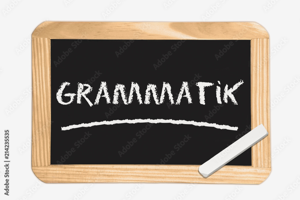 Grammatik Stock Photo