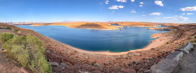 Wall Mural - Panoramic view of Lake Powell, Page, Arizona