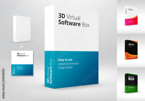 Download 3d Product Box Mockup Stock Template Adobe Stock