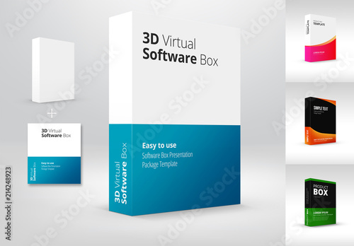 Download 3D Box Mockup Photoshop Free : 3D Standing Software Box Mockup Template | Mediamodifier : How to ...