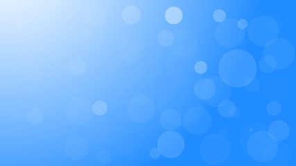 Vector abstract blue bokeh light background