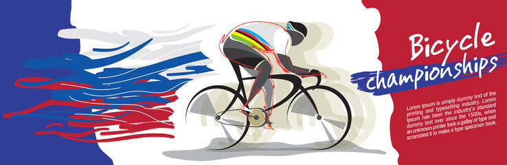 Bicycle championship vector