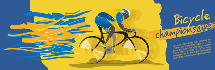 Bicycle championship vector