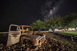 Old Car and African Nightsky