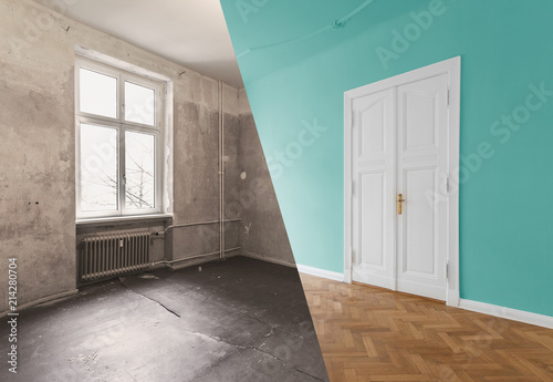 Flat Renovation Apartment Refurbishment Room Modernization Concept Flat Renovation Apartment Refurbishment Room Modernization Concept