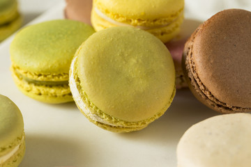 Sticker - Colorful Homemade Sweet French Macarons