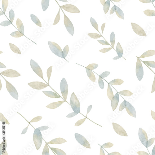 watercolor-vector-hand-painting-seamless-pattern-with-pastel-branches-and-leaves