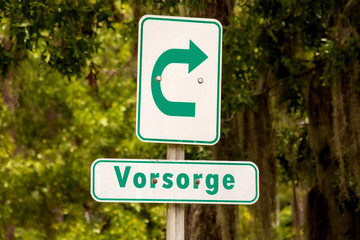 Wall Mural - Schild 273 - Vorsorge