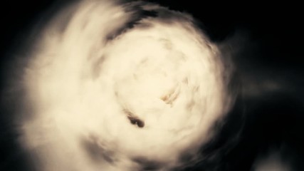 Wall Mural - Wormhole straight through time and space, clouds, and millions of stars. Colorful Space Travel Animation. Warp straight ahead through this science fiction wormhole. bright light warp tunnel