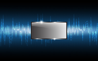 Wall Mural - abstract technology background hi-tech communication concept innovation background vector illustrati