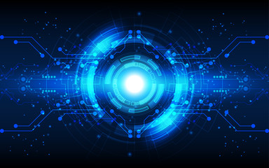Wall Mural - abstract technology background hi-tech communication concept innovation background vector illustrati