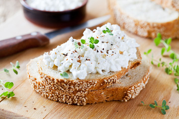 Cottage Cheese Bruschetta