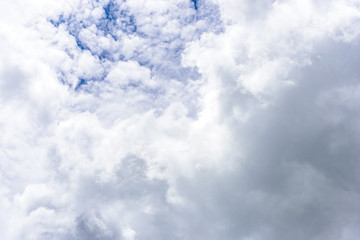 The nature of blue sky with cloud in the morning.