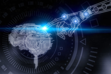 Poster - Artificial intelligence and robotics concept