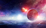 Fototapeta Fototapety kosmos - Space planets and nebula