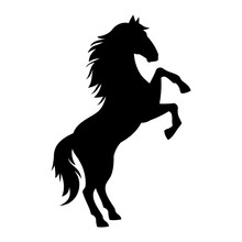 Horse Icon Vector Silhouette