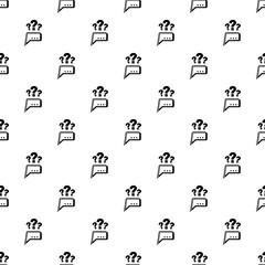 Poster - Question icon in simple style isolated on white background. Service symbol