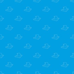 Poster - Stump pattern vector seamless blue repeat for any use