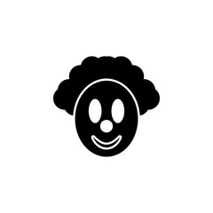 Poster - clown mask icon. Element of joke dat icon. Premium quality graphic design icon. Signs and symbols collection icon for websites, web design, mobile app