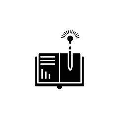 Poster - write an idea icon. Element of concentration icon for mobile concept and web apps. Detailed write an idea icon can be used for web and mobile