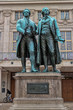 Deutsches Nationaltheater mit Goethe und Schiller Denkmal in Weimar
