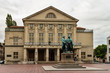 Deutsches Nationaltheater mit Goethe und Schiller Denkmal in Weimar